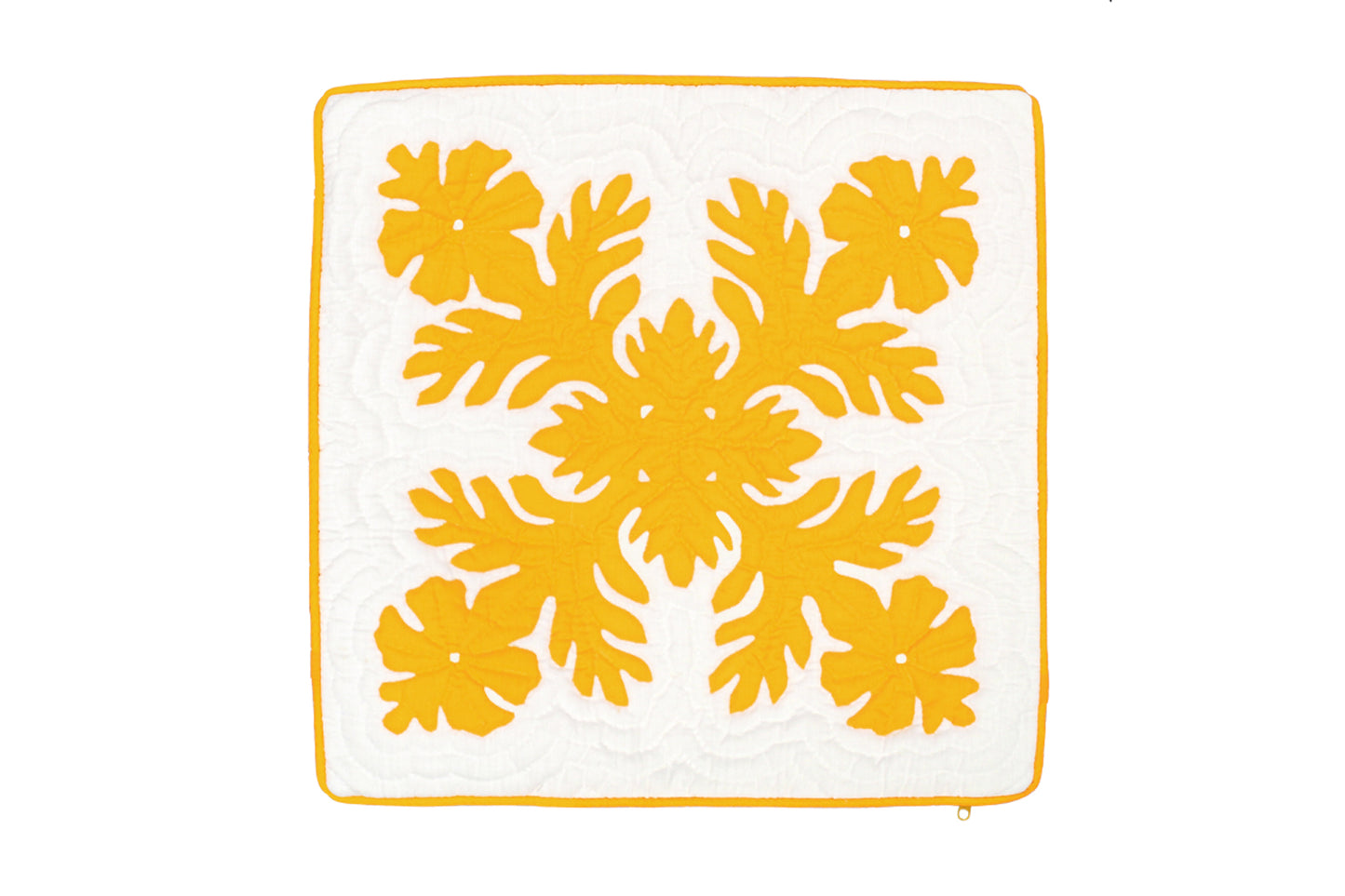 Quilted Pillow Cases 16"- Mustard