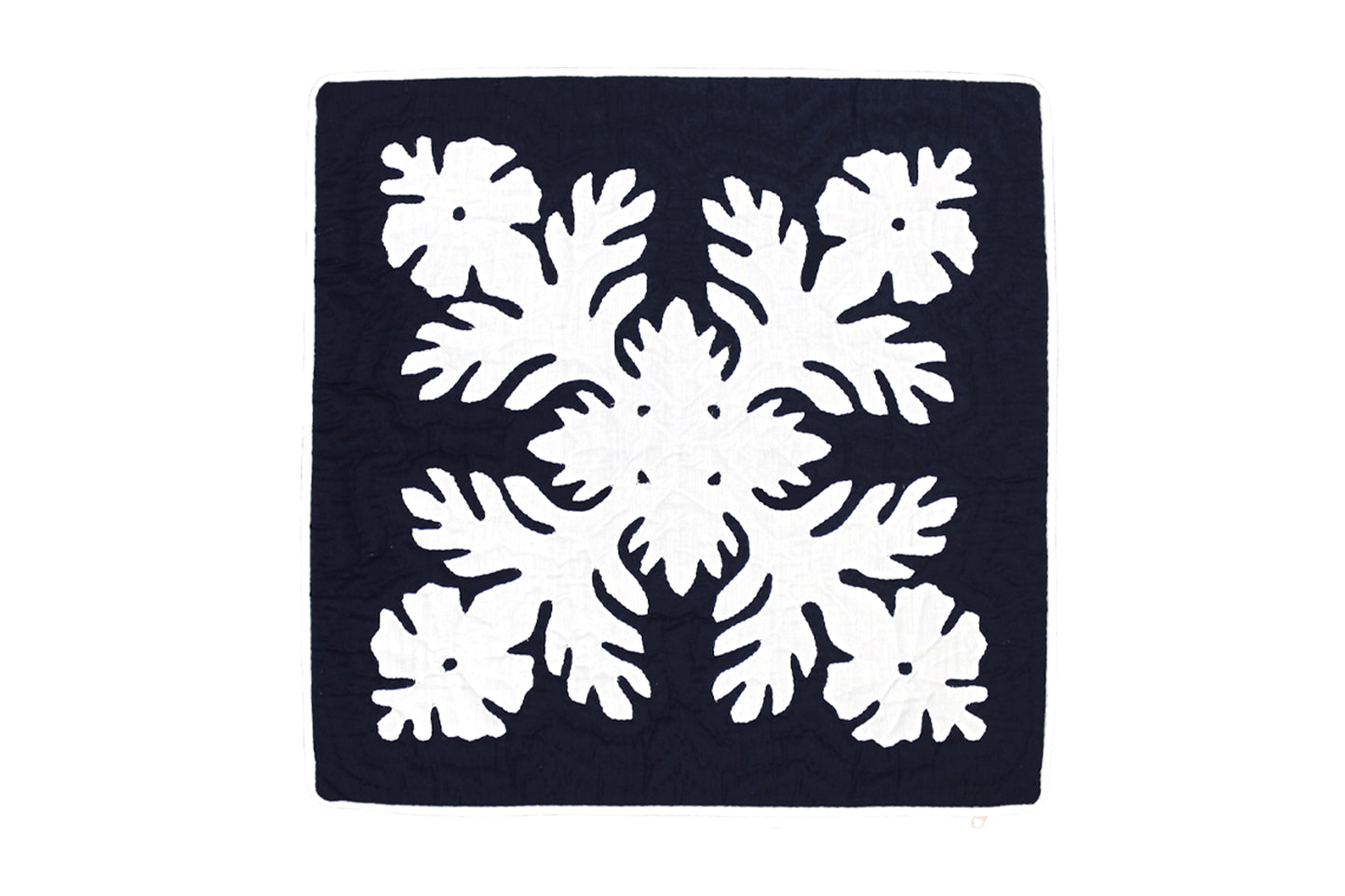 Quilted Pillow Cases 16"- Navy