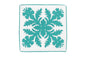Quilted Pillow Cases 16"- Teal