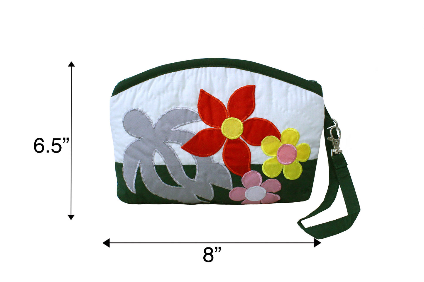 Quilted Wristlet Pouch - Forest