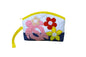 Quilted Wristlet Pouch - Yellow/Blue