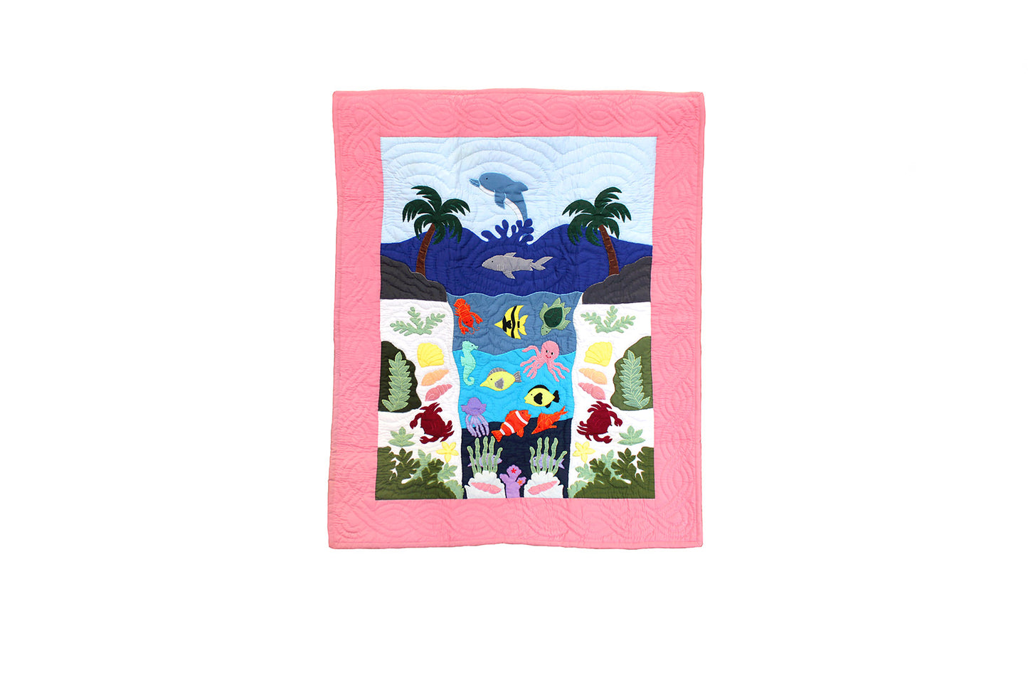 Quilted Baby Blanket - Pink