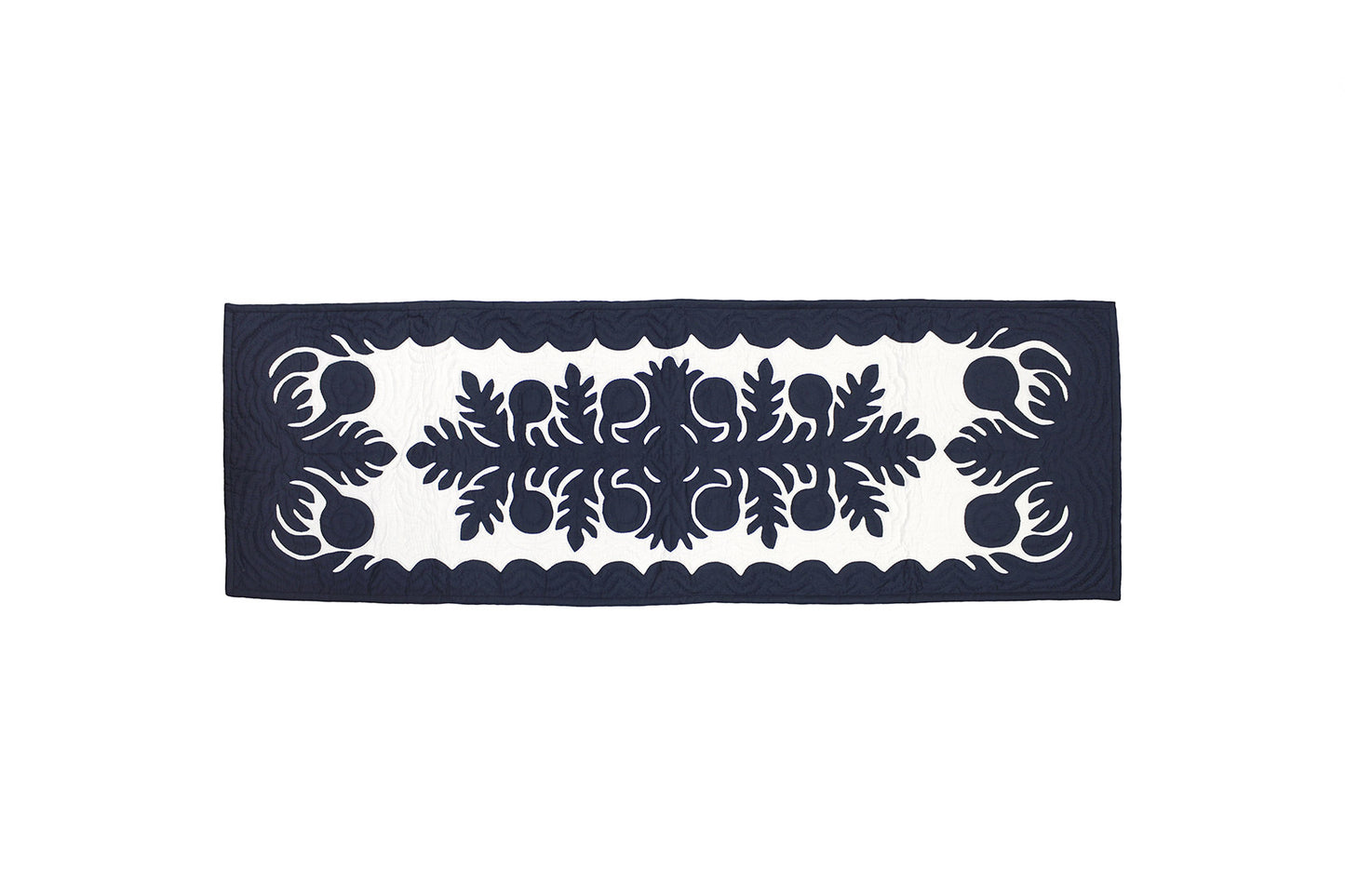 Quilted Table Runner - Navy