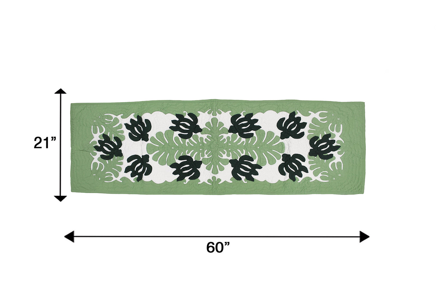 Quilted Table Runner - Green