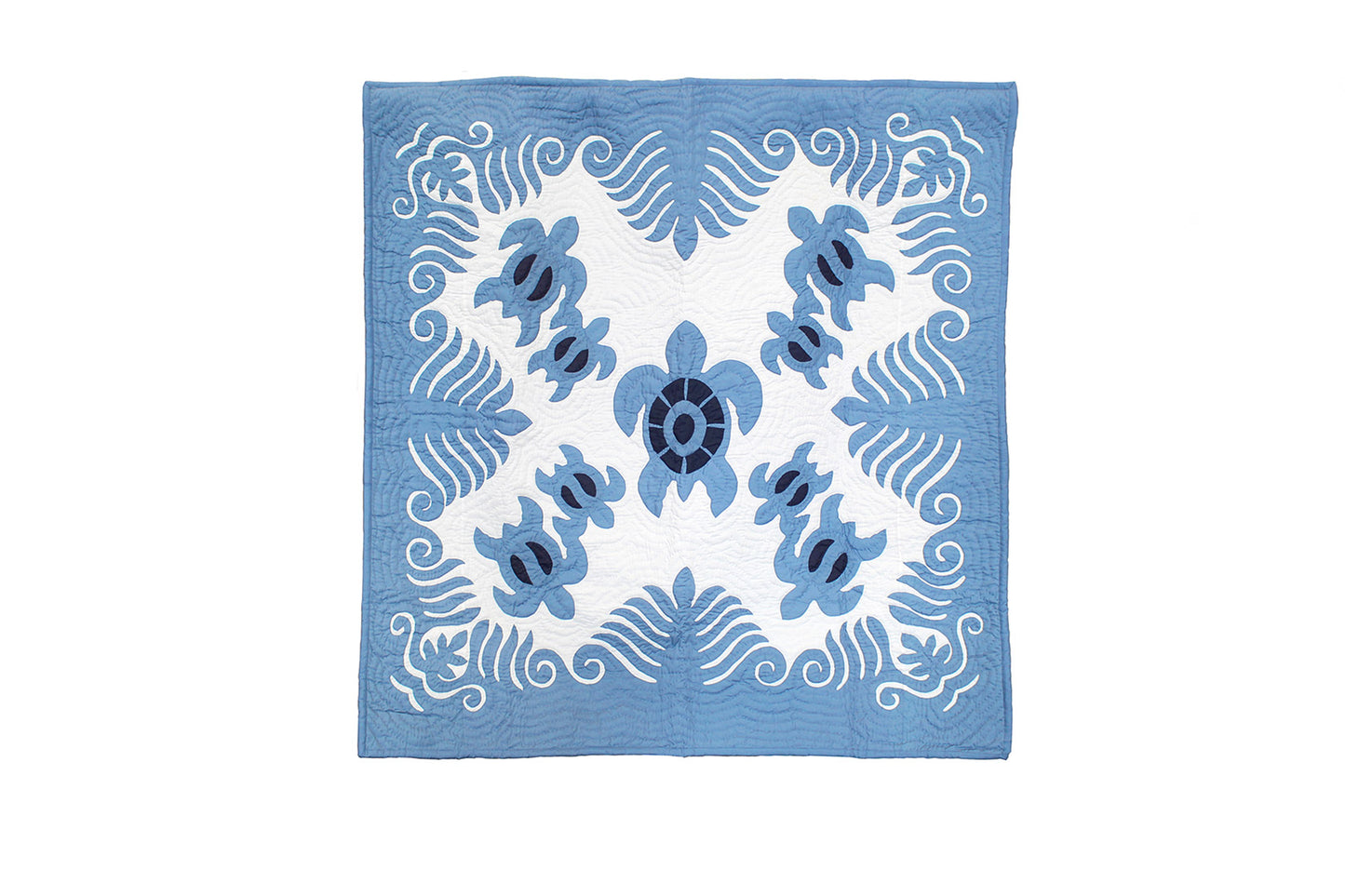 Quilted 60x60 Wall Hanging - Blue