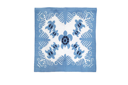 Quilted 60x60 Wall Hanging - Blue