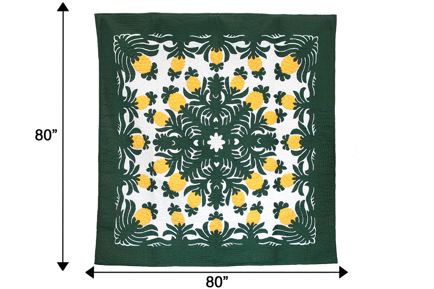 Quilted 80x80 Wall Hanging - Hunter
