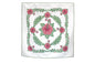 Quilted 80x80 Wall Hanging - Cream/Green
