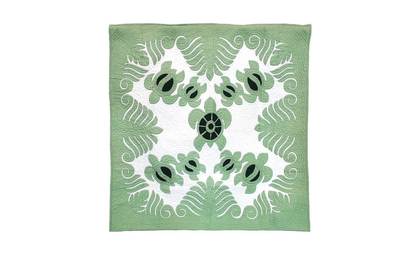 Quilted 60x60 Wall Hanging - Green