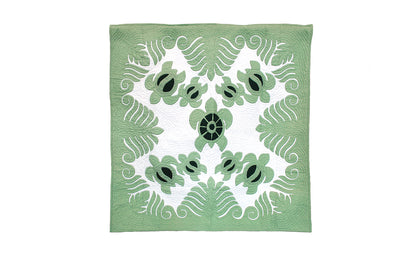 Quilted 60x60 Wall Hanging - Green