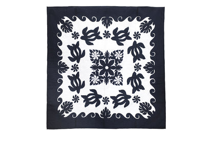 Quilted 80x80 Wall Hanging - Navy