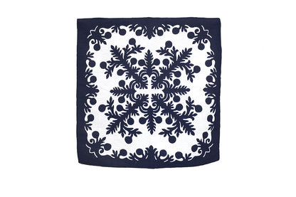 Quilted 60x60 Wall Hanging - Navy
