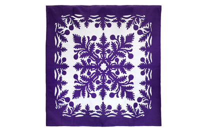 Quilted 80x80 Wall Hanging - Purple