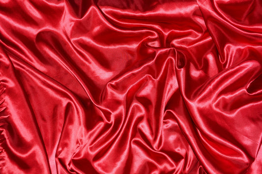 Stretch Charmeuse Satin Red