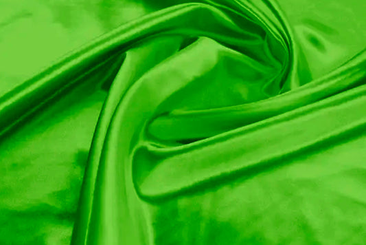 Shiny Satin (Bridal Satin) Flag Green