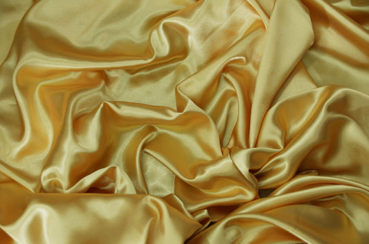Stretch Charmeuse Satin Sun Gold