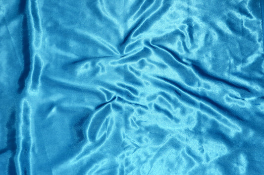 Stretch Charmeuse Satin Turquoise
