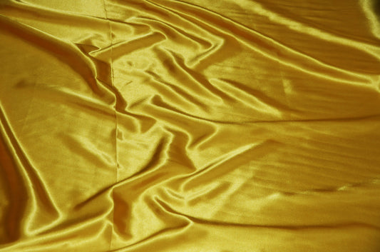Stretch Charmeuse Satin Yellow